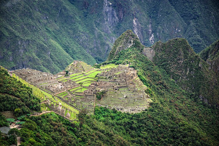 یک چشم انداز متفاوت از Machu Picchu