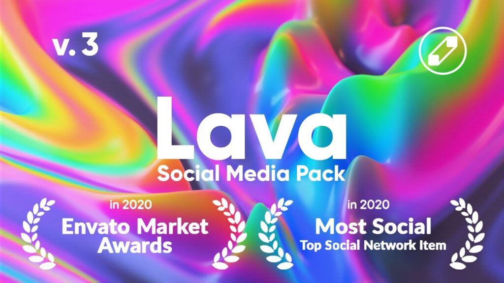 پریست Lava - Social Media Pack در پکیج موشن برو