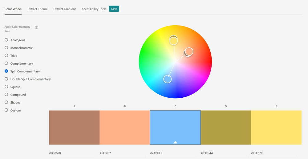 معرفی وب‌ سایت Adobe ابزاری برای انتخاب رنگ