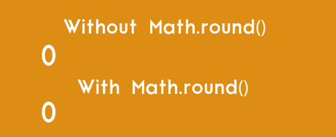 اکسپرشن ()Math.round