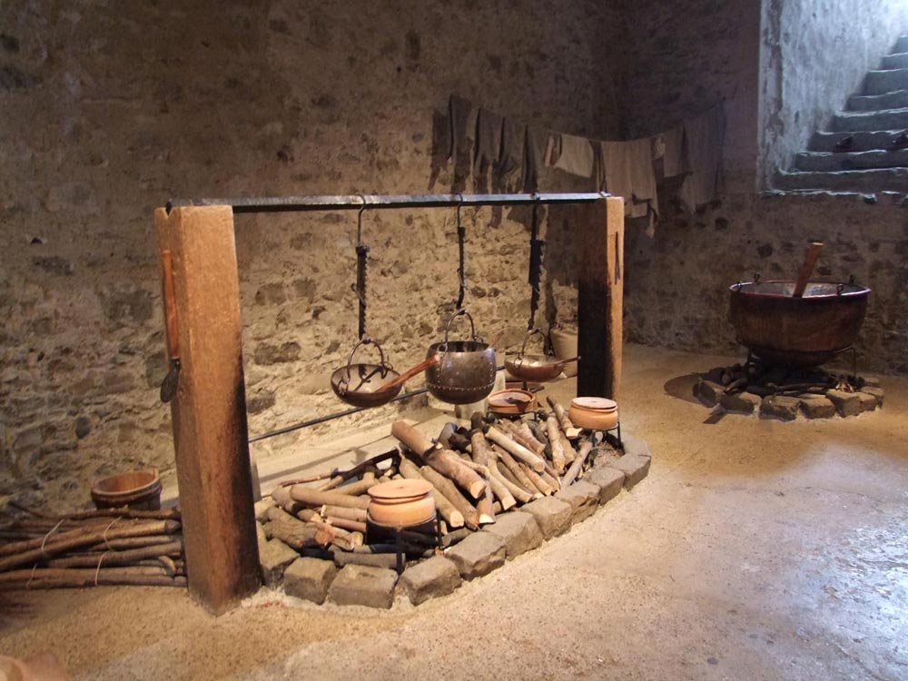 آشپزخانه های قدیمی قرون وسطی