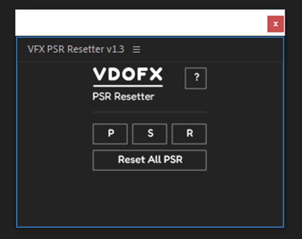 اسکریپت PSR Resetter v1.3