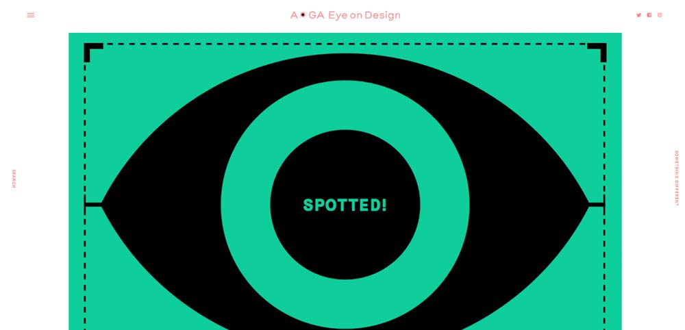 Eye on design یکی از سایت های کاربردی برای طراحان