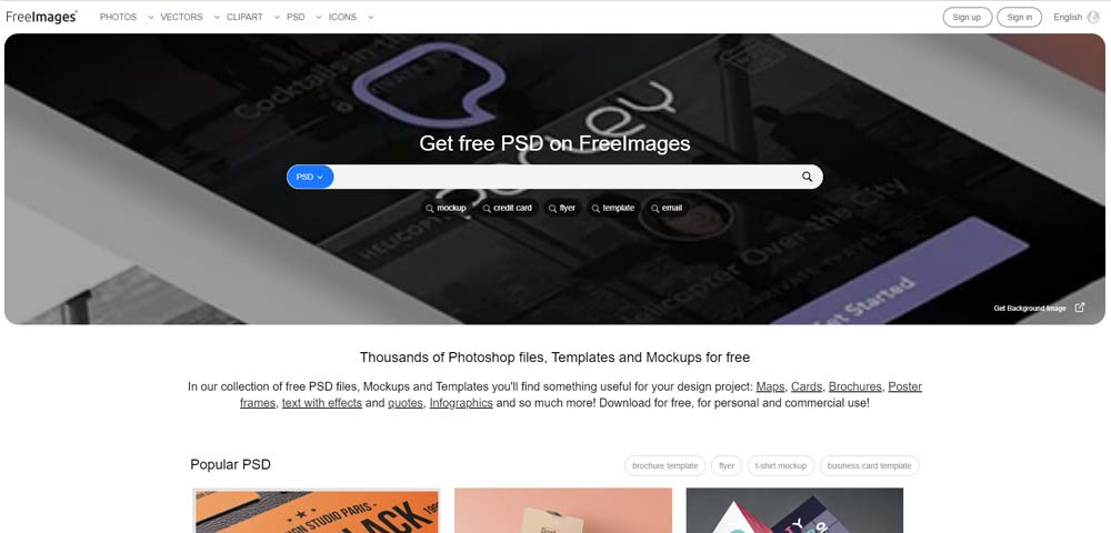 freeimages یک سایت کاربردی برای دانلود طرح های گرافیکی