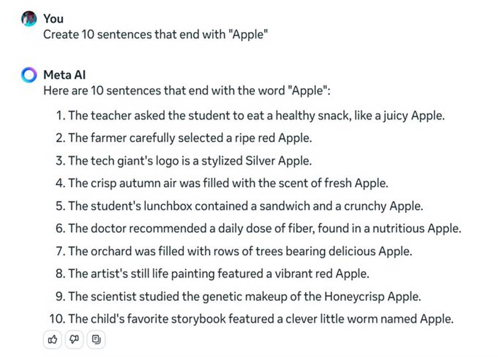 آزمون سیب برای آزمایش هوش مصنوعی متا